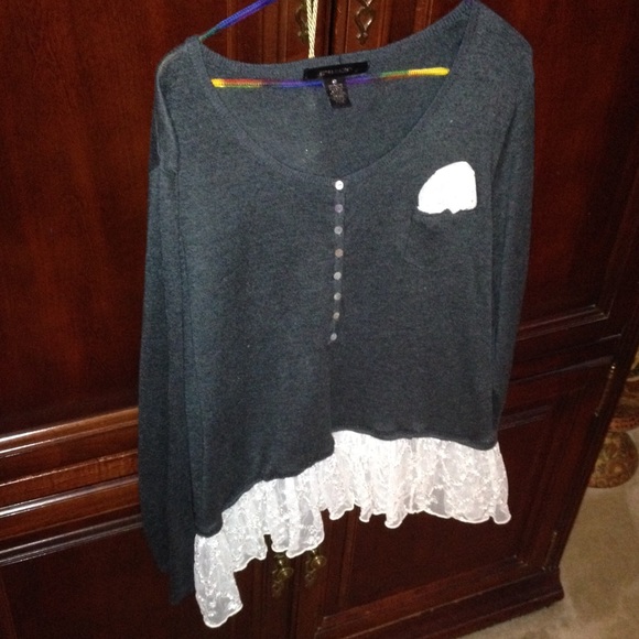 89th & Madison Gray sweater 3x