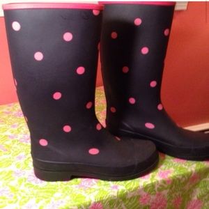 J. Crew Polkadot Rain Boots
