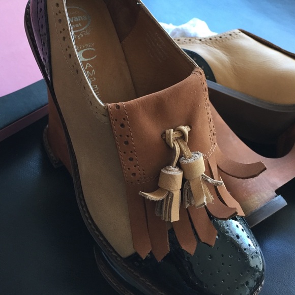 🎉Sale🎉New w Box Jeffrey Campbell Oxford Heels - Picture 3 of 4
