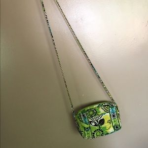Vera Bradley cross body bag in the print limes up