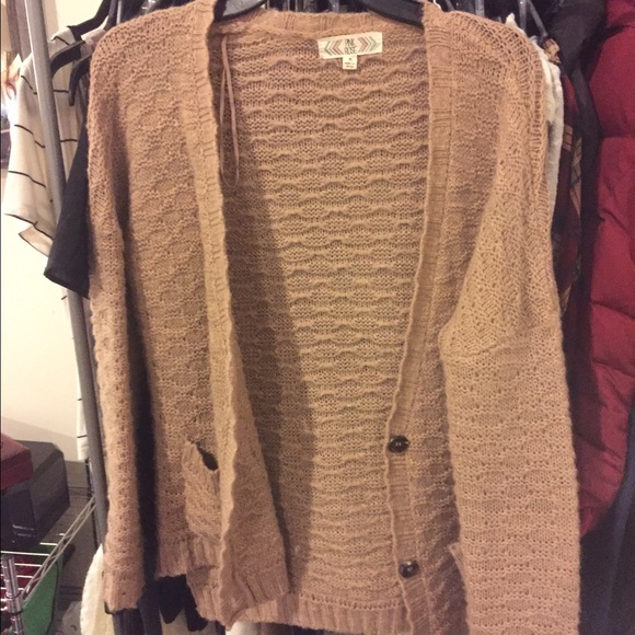 Brown cardigan/sweater