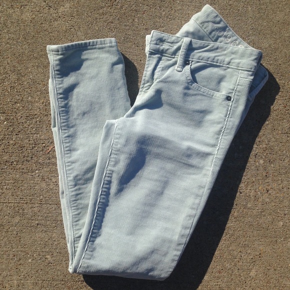 GAP Always Skinny pale turquoise green corduroy