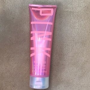PINK shimmer body lotion!