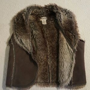 Faux fur vest