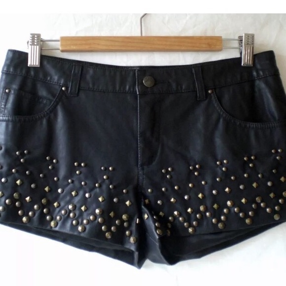 Free people Vegan Leather Shorts!