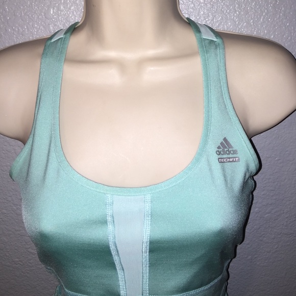 Adidas tech-fit Dri razor back tank size small