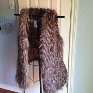 Feather vest