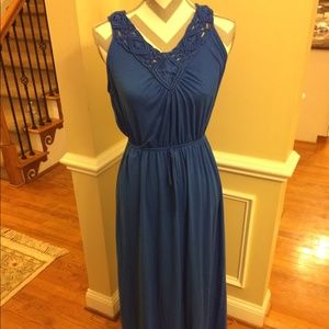 Blue maxi dress