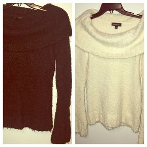Bebe Off Shoulder Sweater Bundle (2)