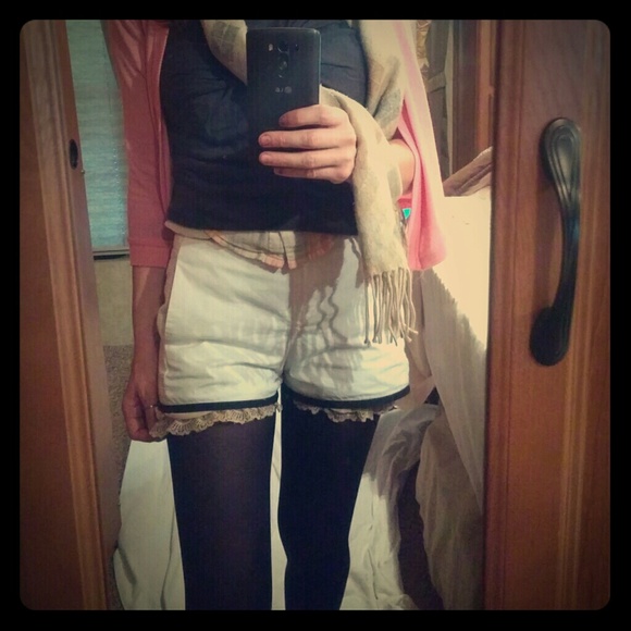 Lace shorts slip shorts american apparel