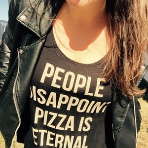 People Disappoint Pizza Is Eternal Tank Top