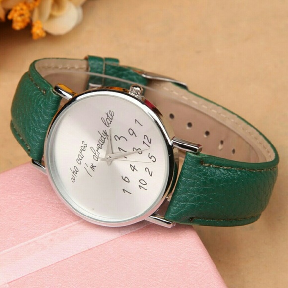 Who cares I'm already late