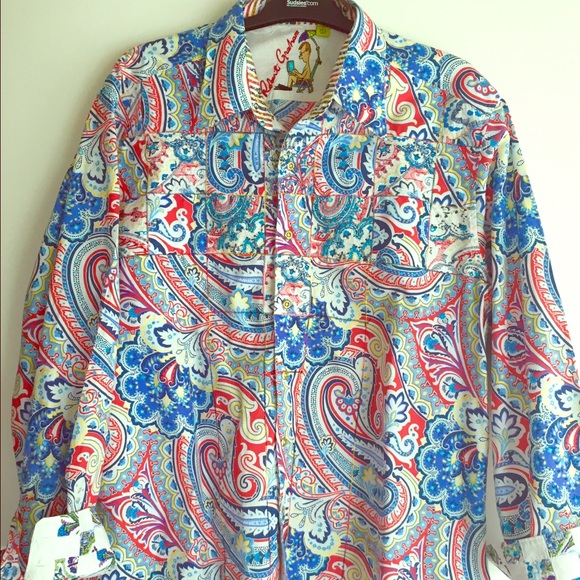 Colorful Robert Graham shirt for men