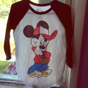 Mickey Mouse baseball tee from forever 21