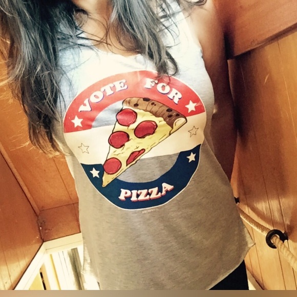 Vote For Pizza Tank Top!