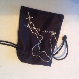 David Yurman women's cross necklace