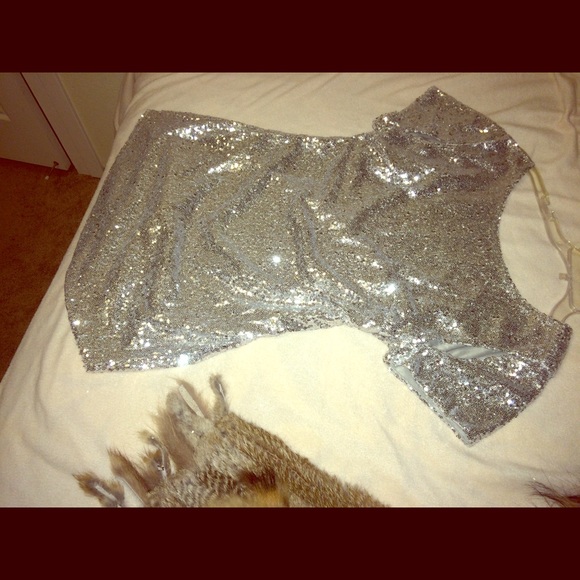 Silver Sequins Holiday mini Dress ❄️🎉✨🎄🎩