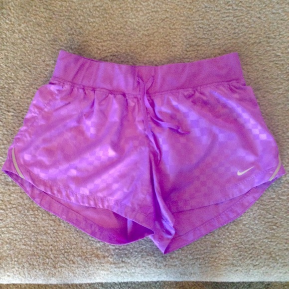 Nike Pants - Nike Dri-Fit lavender running shorts