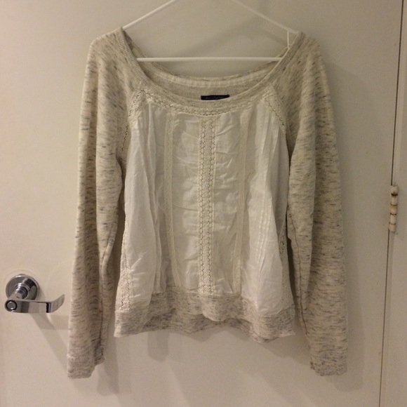 White comfy sweater