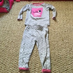 Two piece Owl pajama set