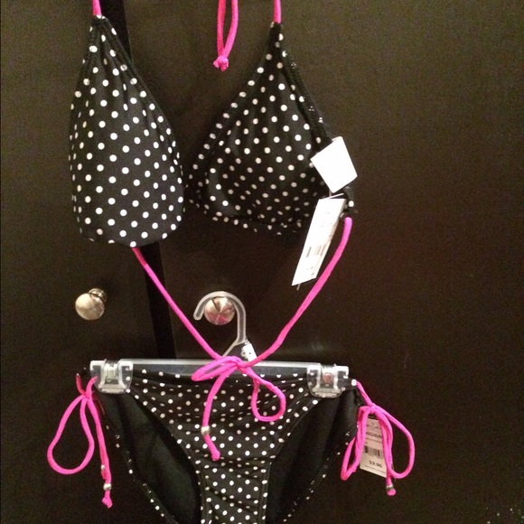 Brand new polka dot bikini