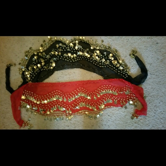 2New Belly Dance scarfs