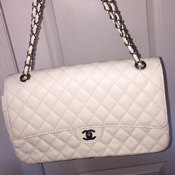 White handbag
