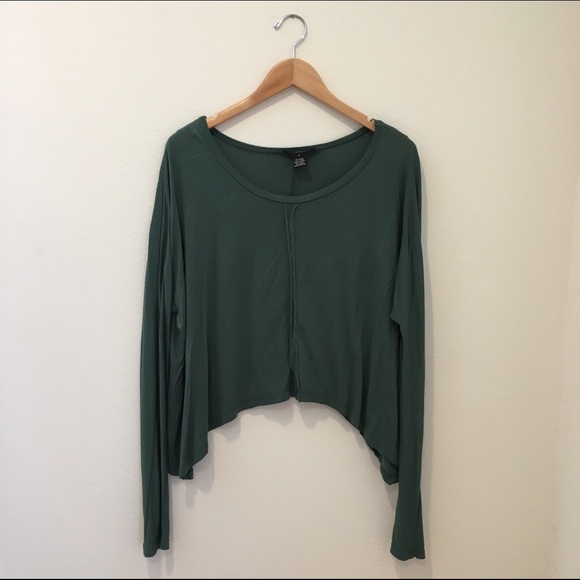 Willi Smith Tops - By Willi Smith-Comfy deep green top