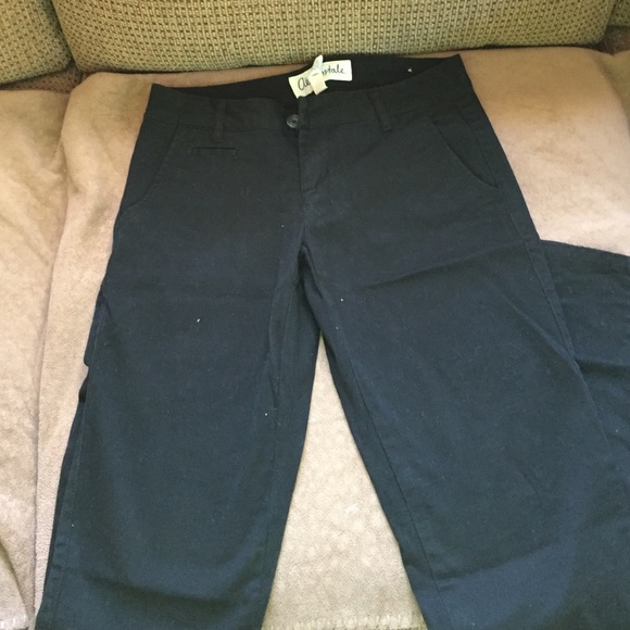 Black Khaki Pants - Picture 1 of 2