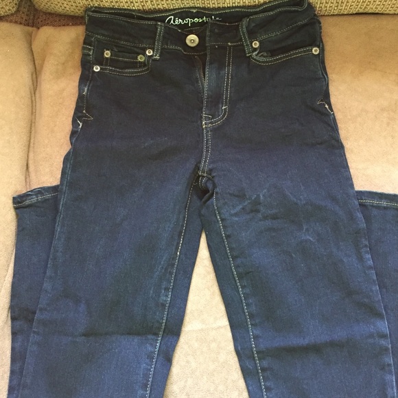 Dark Blue Skinny Jeans - Picture 1 of 2