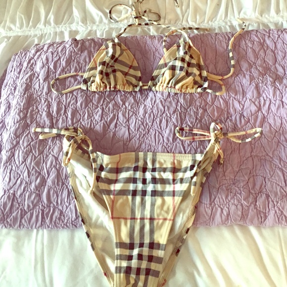 Burberry Triangle String Bikini