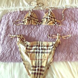 Burberry Triangle String Bikini