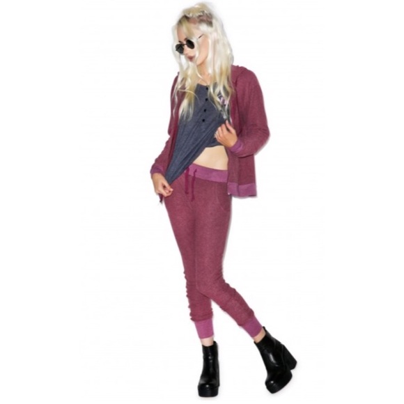 Wildfox Pants - Wildfox Love Story Joggers Sweatpants