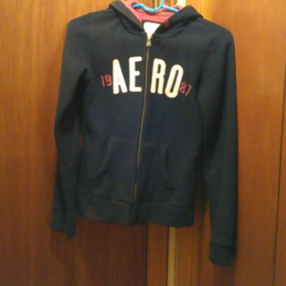 Black & pink aeropostale jacket