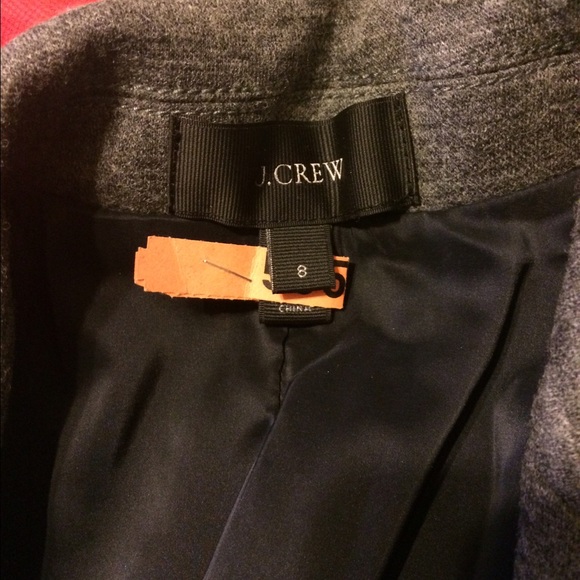 J.crew blazer grey and black