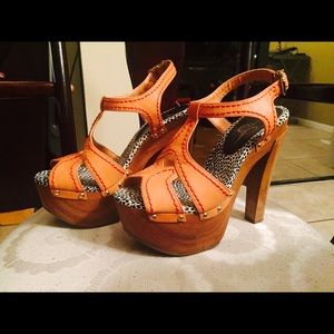 Peach Platforms by Jessica Simpson