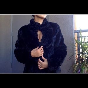 Black Fur Coat