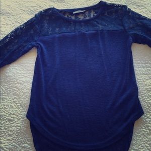 Sheer lace top