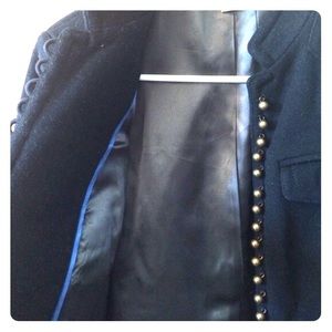 J crew military style wool coat