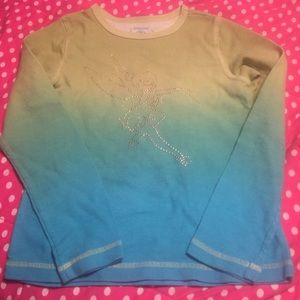 Disney store tinker bell thermal shirt medium