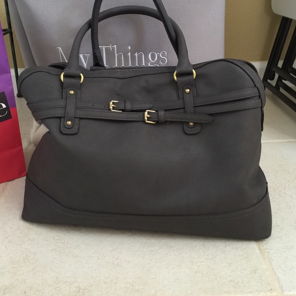 Large grey purse
