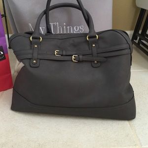 Large grey purse