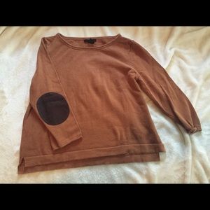 HM elbow patch long sleeve knit