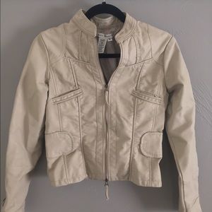 Max Studio Faux Leather Jacket