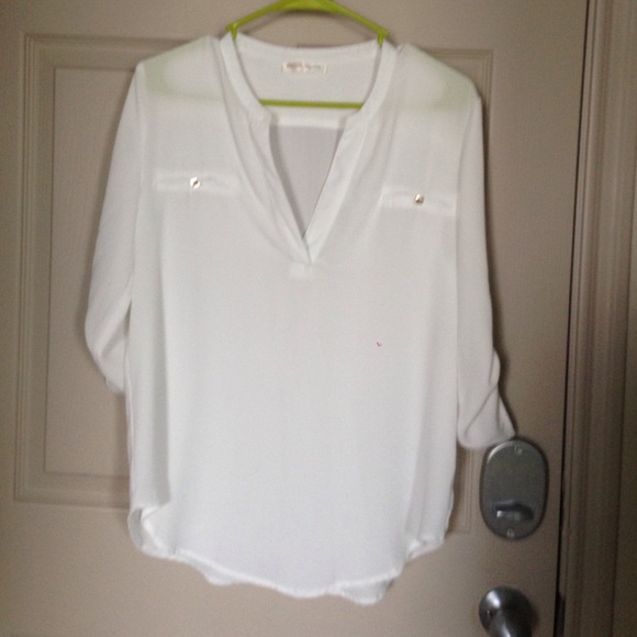 White dressy top