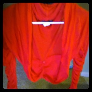 Sexy Red Long Sleeve Shrug