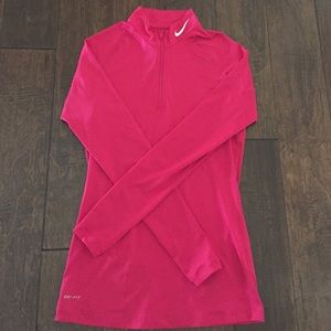 Pink Nike Pro pullover