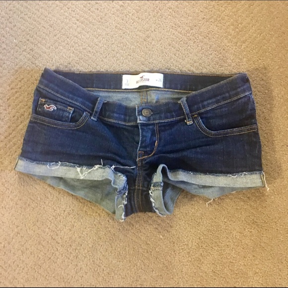 Hollister short shorts denim