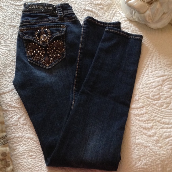 L A IDOL SKINNY JEANS - Picture 3 of 4