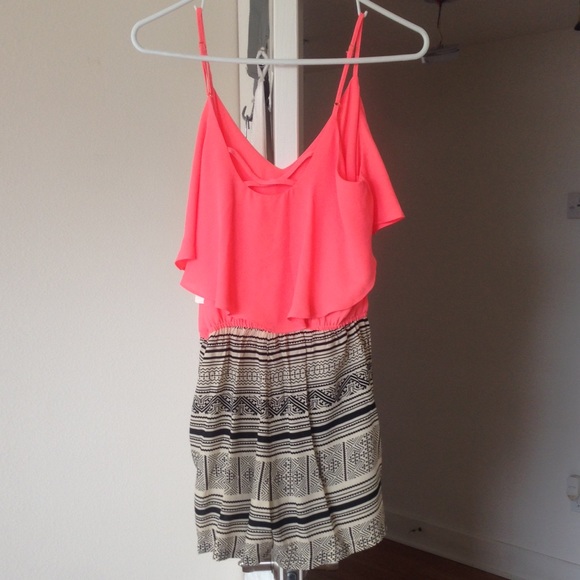 Hot Pink Romper - Picture 2 of 3